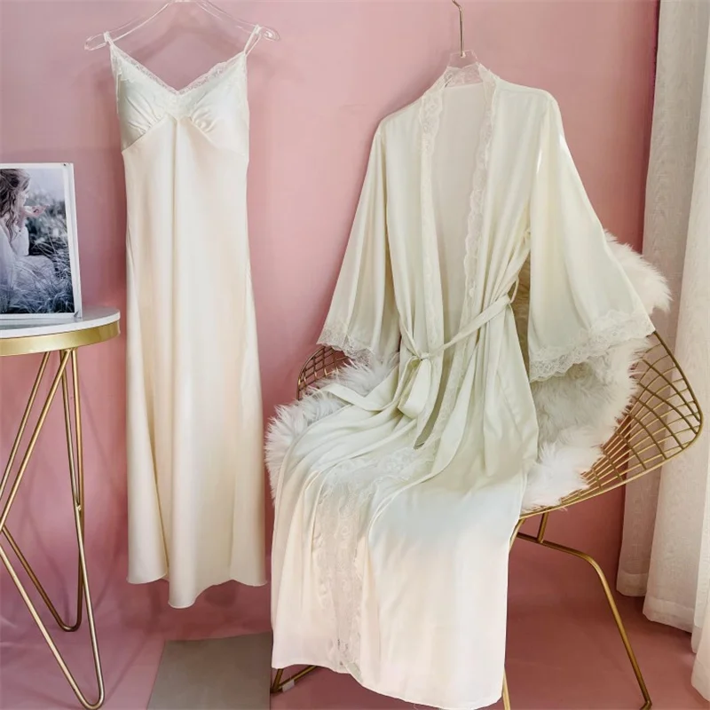Summer House Clothing - Yeni Kadın Uzun Elbise Gecelik Seti