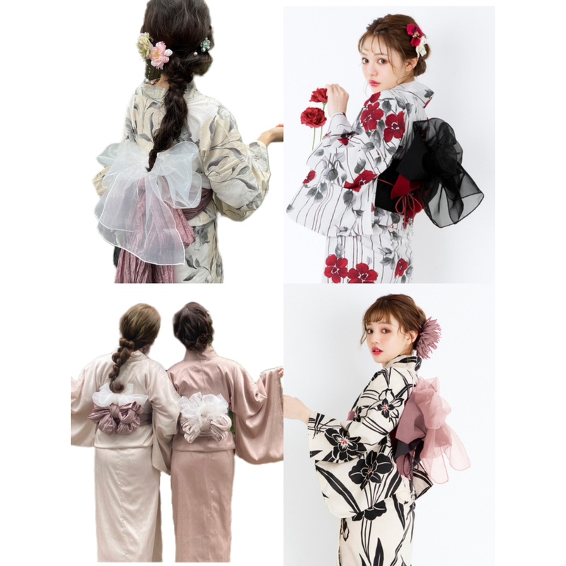 Summer Clothing Accessories - Yazlık Kimono Bornoz Kemeri Dantel Kimono