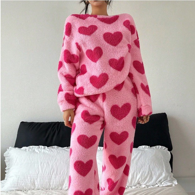 Sıcak Pembe Pijama Takım Baskı - Summer House Clothing incelemesi ve fiyatı