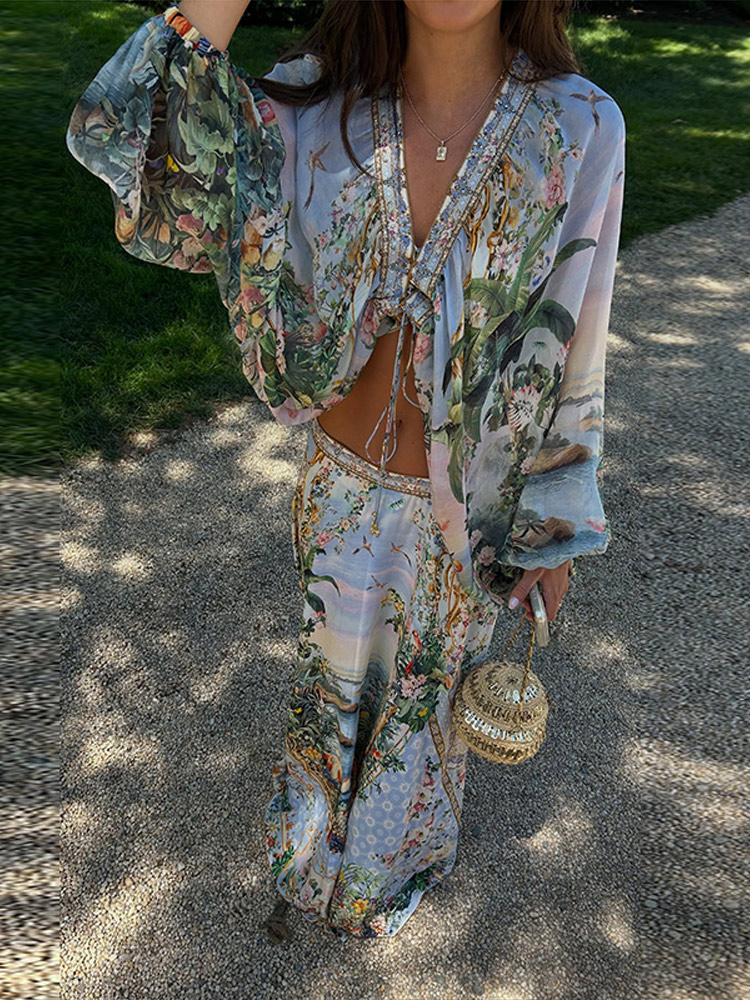 Plaj Bohem Çiçekli Uyumlu Takı - Summer Clothing Accessories incelemesi ve fiyatı