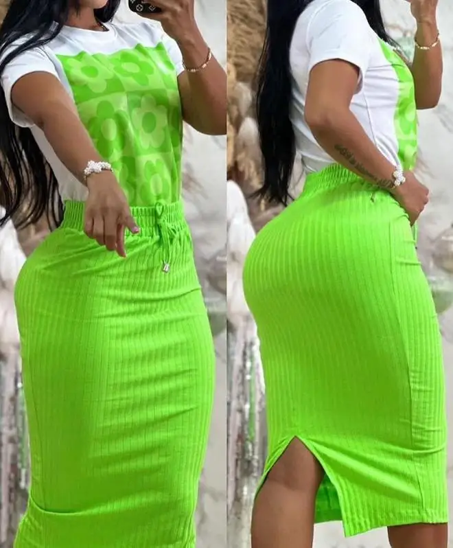 Kadın Çiçek Grafik Baskı Üst v - Summer Clothing Accessories incelemesi ve fiyatı