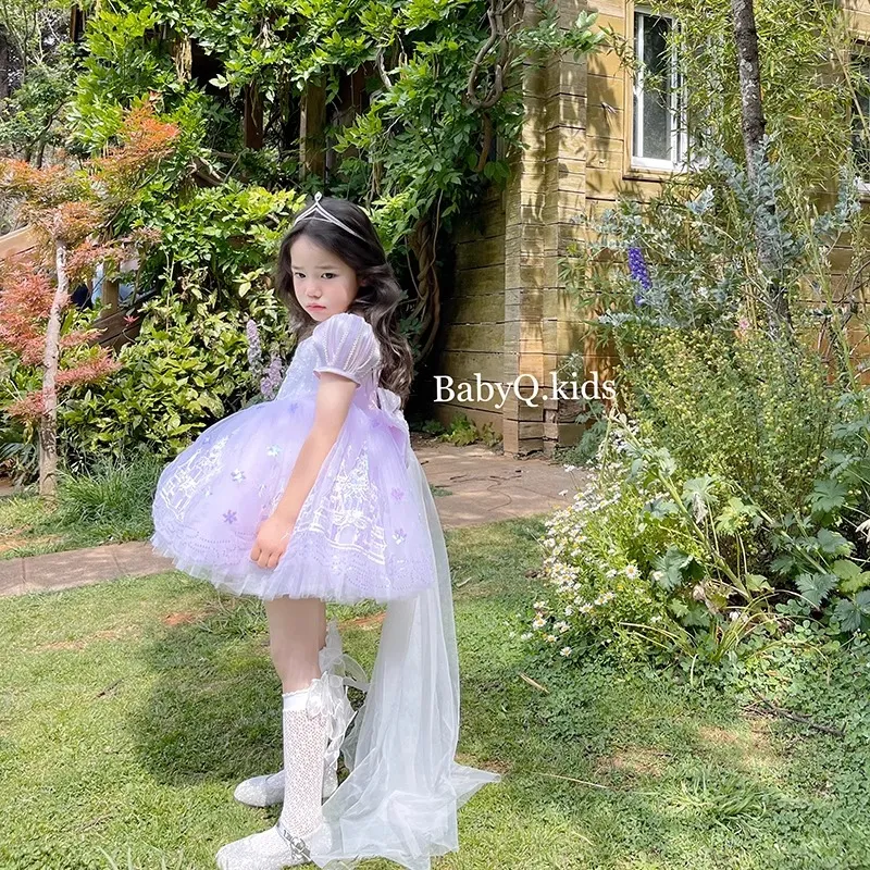 Bebek Kız Yaz Parlak Mor Tatlı - Summer Gauze Clothing incelemesi ve fiyatı