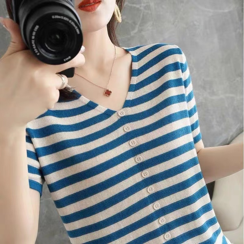 Bayanlar Buz Ipek Kısa Kollu T - Summer Clothing Label incelemesi ve fiyatı