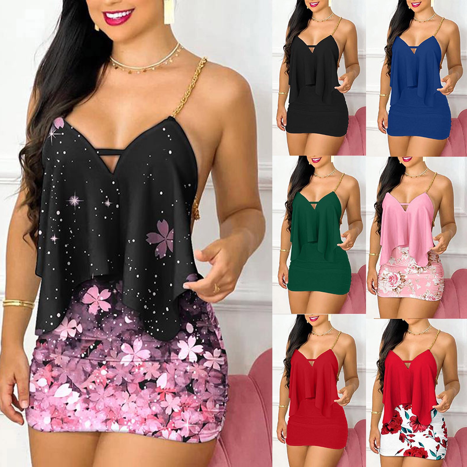 Bayan Elbiseler Yaz Moda Çiçek - Summer Clothing Accessories incelemesi ve fiyatı