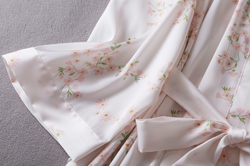 Baskı Robe Seti Bayan Dantel 2 - Summer House Clothing incelemesi ve fiyatı