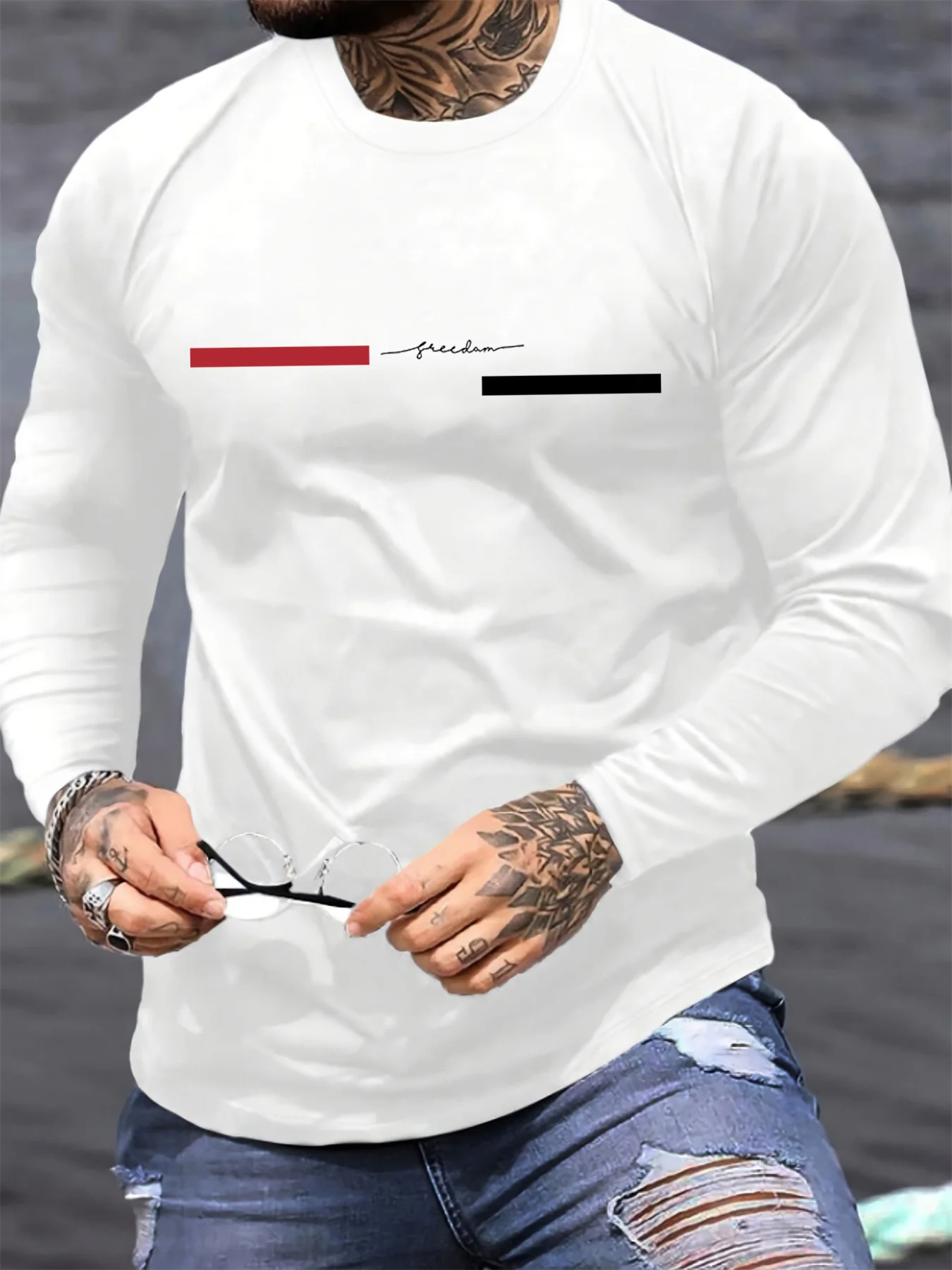 Kırmızı siyah çizgili erkek uz - Summer Clothing Types incelemesi ve fiyatı