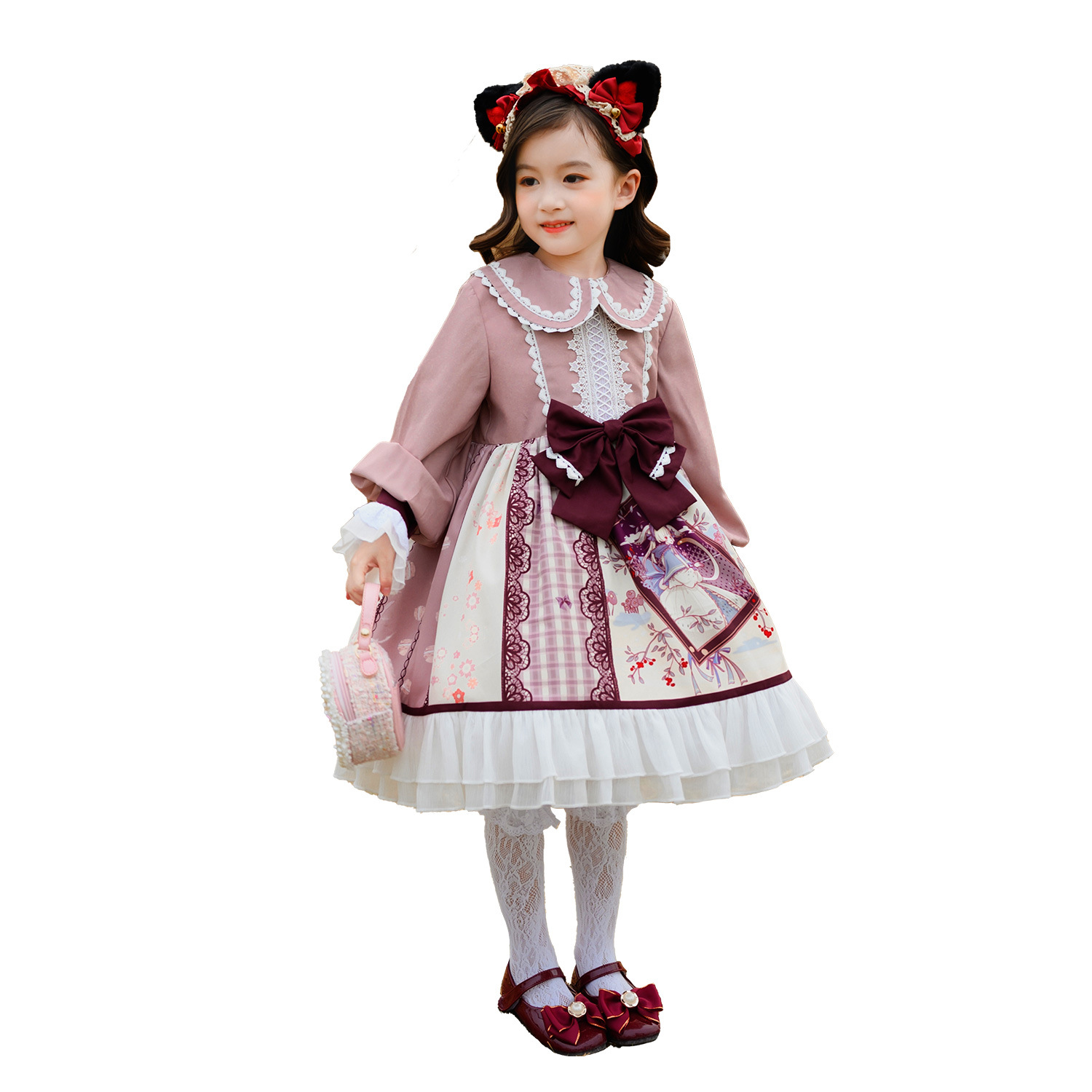 Çocuk Lolita Giyim Uzun Kollu  - Summer Clothing Girl incelemesi ve fiyatı