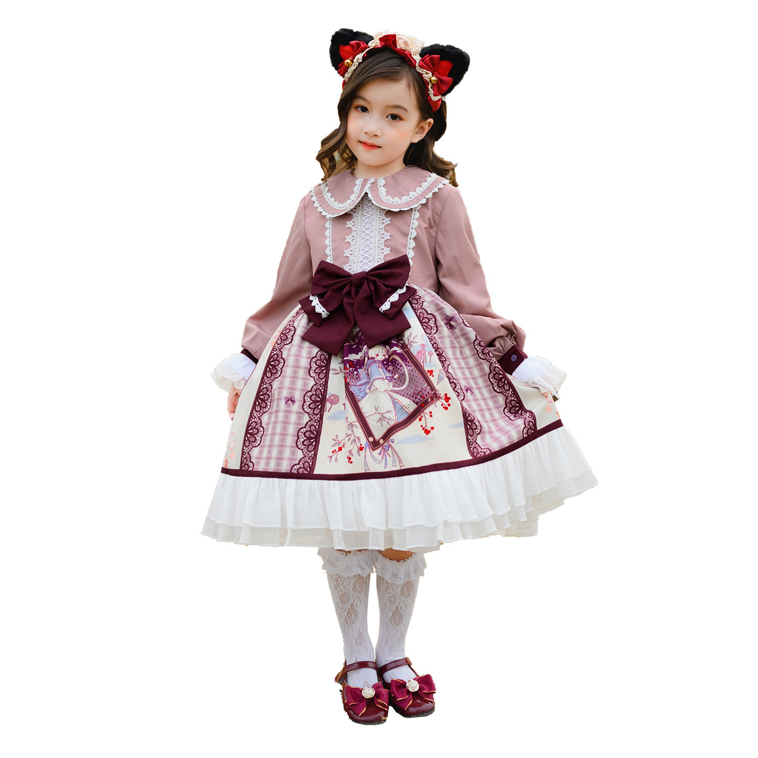 Çocuk Lolita Giyim Uzun Kollu  - Summer Clothing Girl incelemesi ve fiyatı