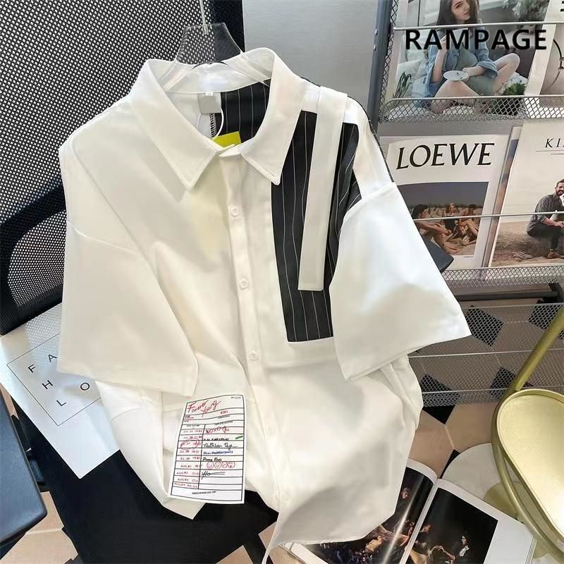 Fransız Vintage rahat moda erk - Summer Clothing Label incelemesi ve fiyatı