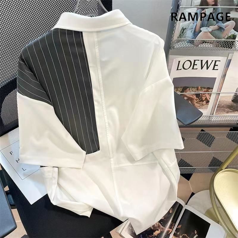 Fransız Vintage rahat moda erk - Summer Clothing Label incelemesi ve fiyatı