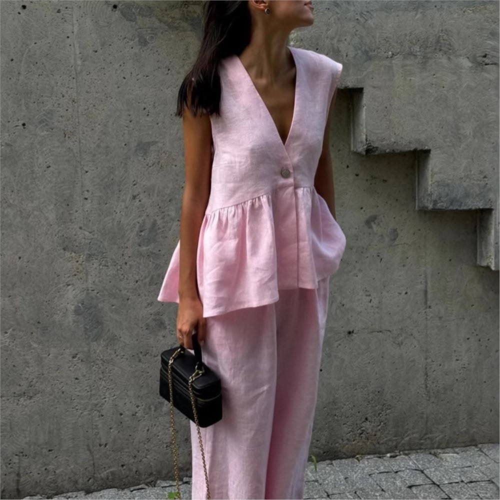 Rahat Kolsuz Yelek V Yaka Bluz - Zara Summer Clothing For Women incelemesi ve fiyatı