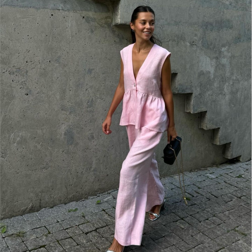 Rahat Kolsuz Yelek V Yaka Bluz - Zara Summer Clothing For Women incelemesi ve fiyatı